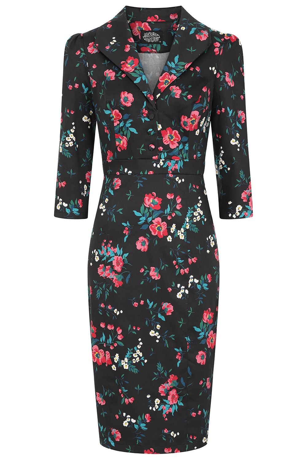 Becky Floral Wiggle Dress